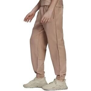 Adidas Loopback Jogger Pants Ash Pearl Large Neutral Athleisure Sweatpants NEW